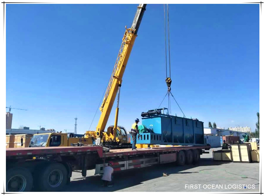 Henan-Kazakhstan limestone production line equipment automobile transportation